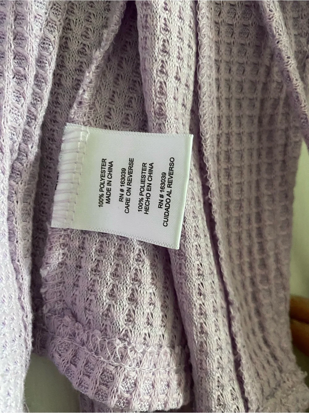 Lilac Waffle Knit Cropped Tank and Tie-Front Cardigan Set